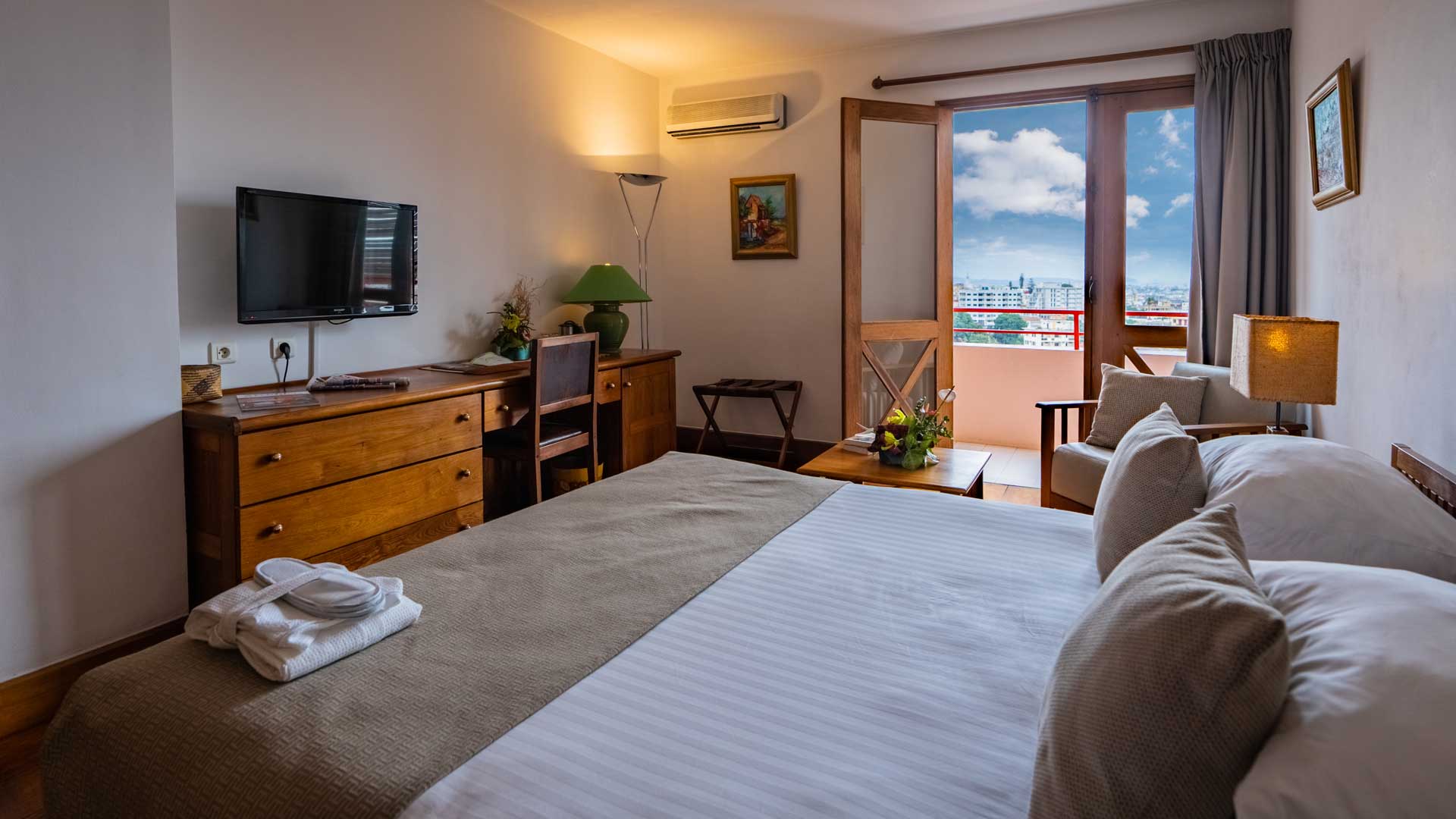 Chambre de l'hôtel Palissandre Antananarivo, Madagascar