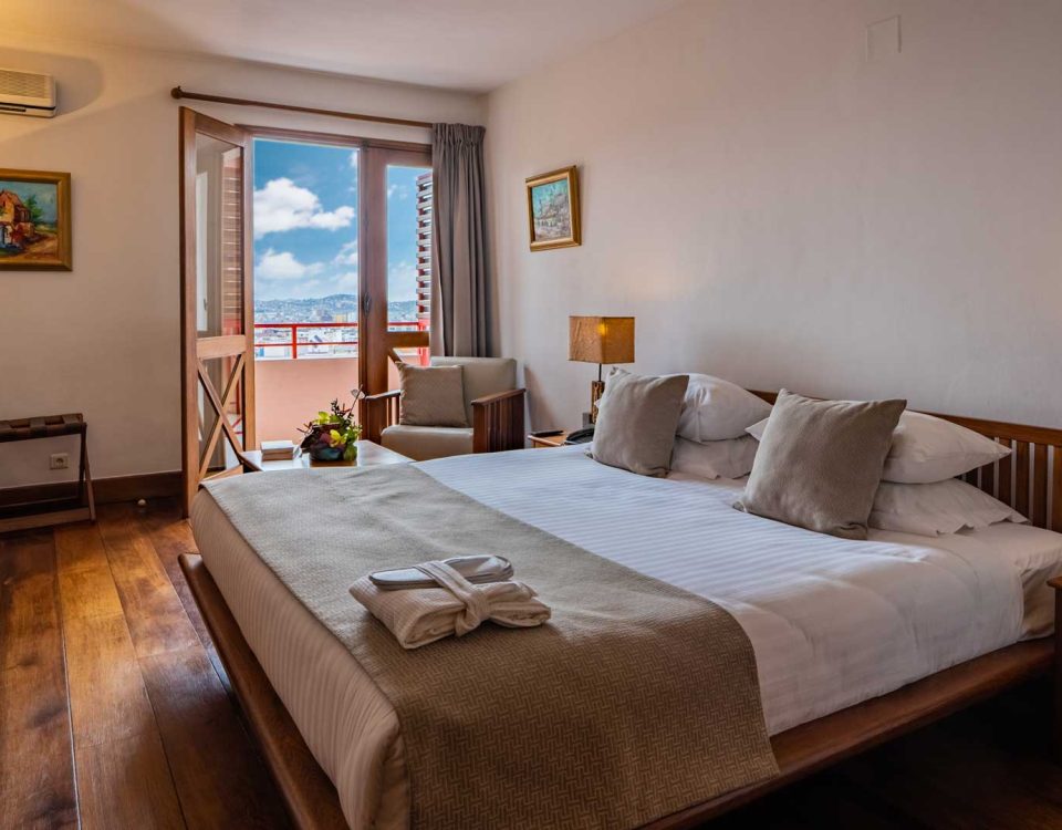 Chambre de l'hôtel Palissandre Antananarivo, Madagascar