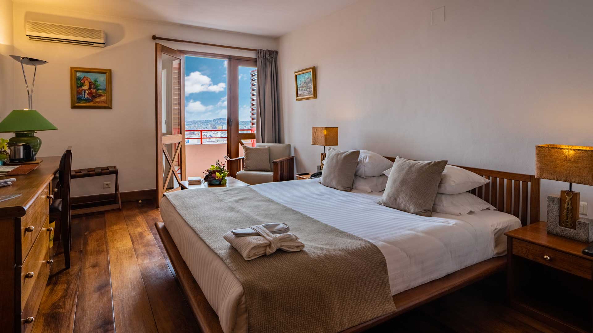 Chambre de l'hôtel Palissandre Antananarivo, Madagascar