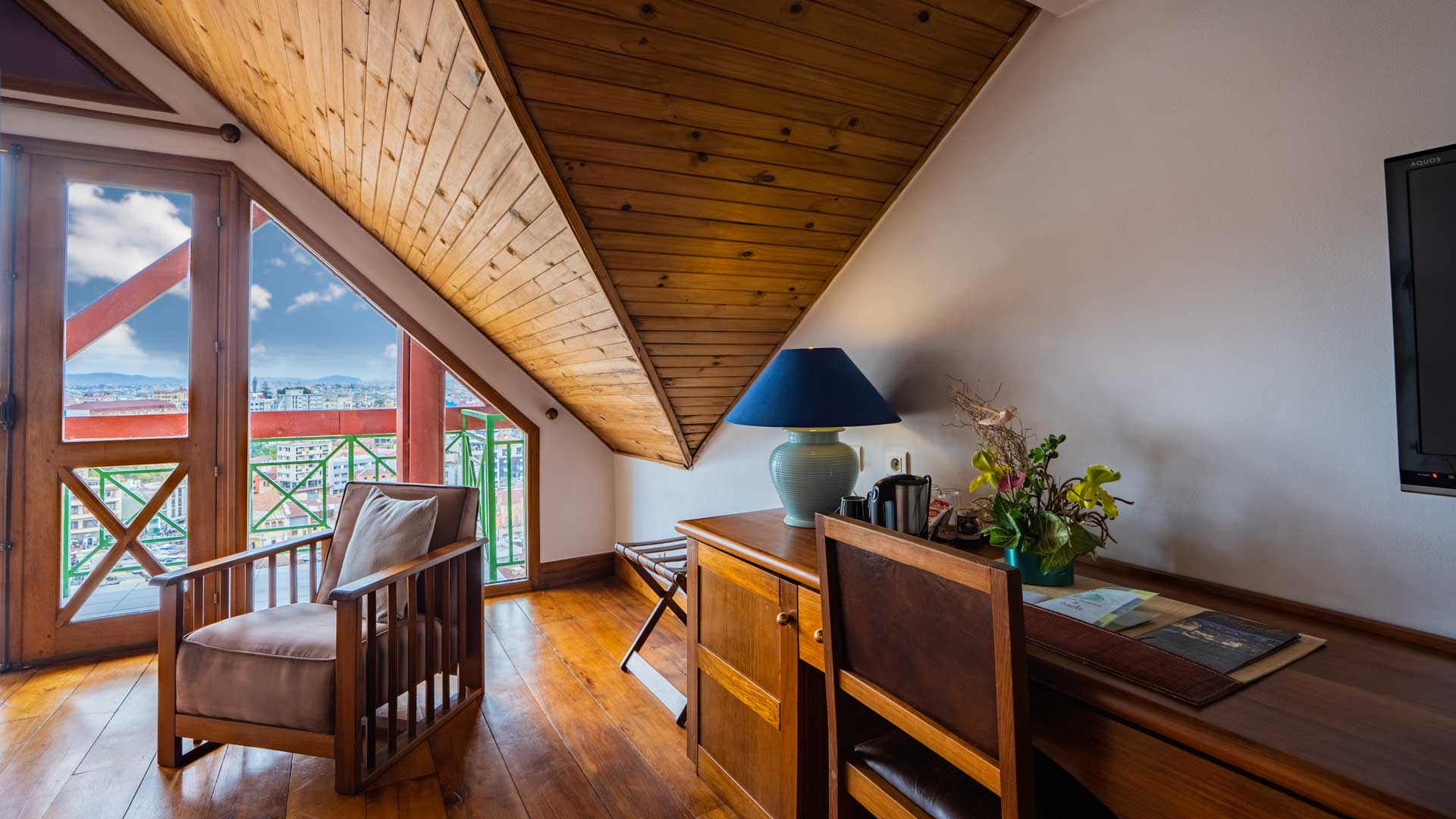 Chambre de l'hôtel Palissandre Antananarivo, Madagascar