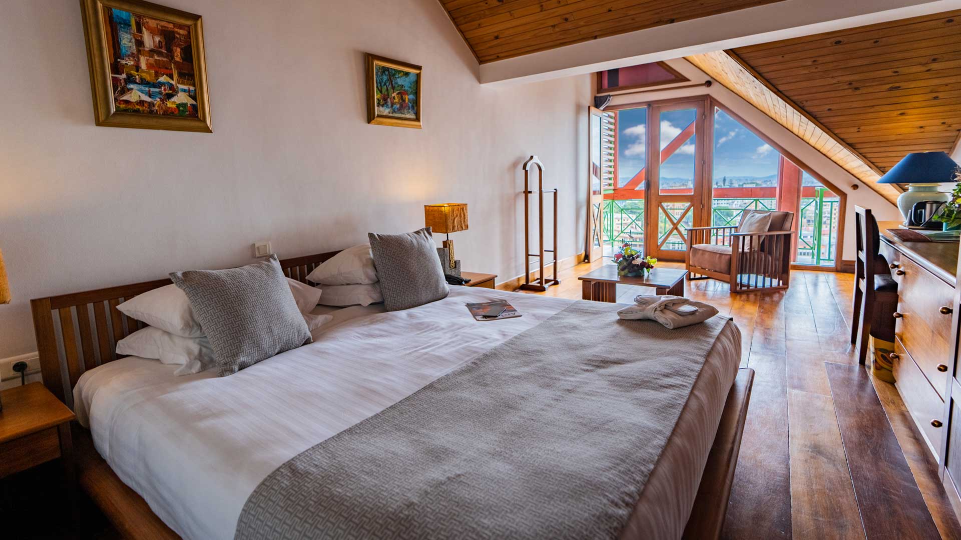 Chambre de l'hôtel Palissandre Antananarivo, Madagascar