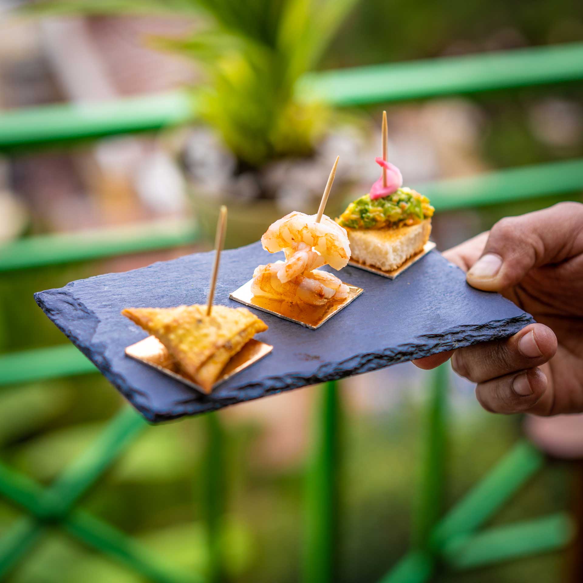 Plat d'un restaurant des hôtels Palissandre Madagascar