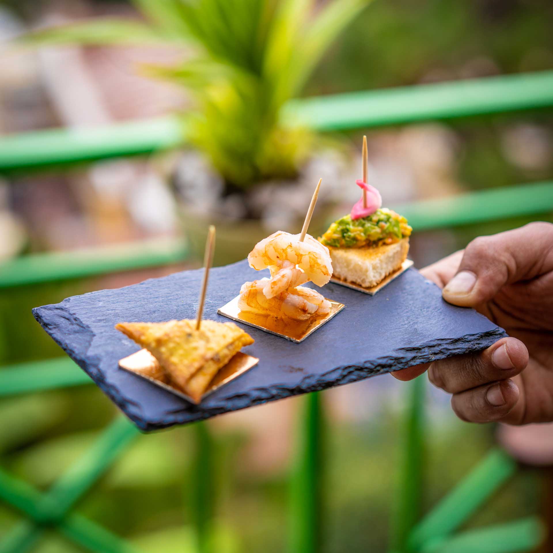 Plat d'un restaurant des hôtels Palissandre Madagascar
