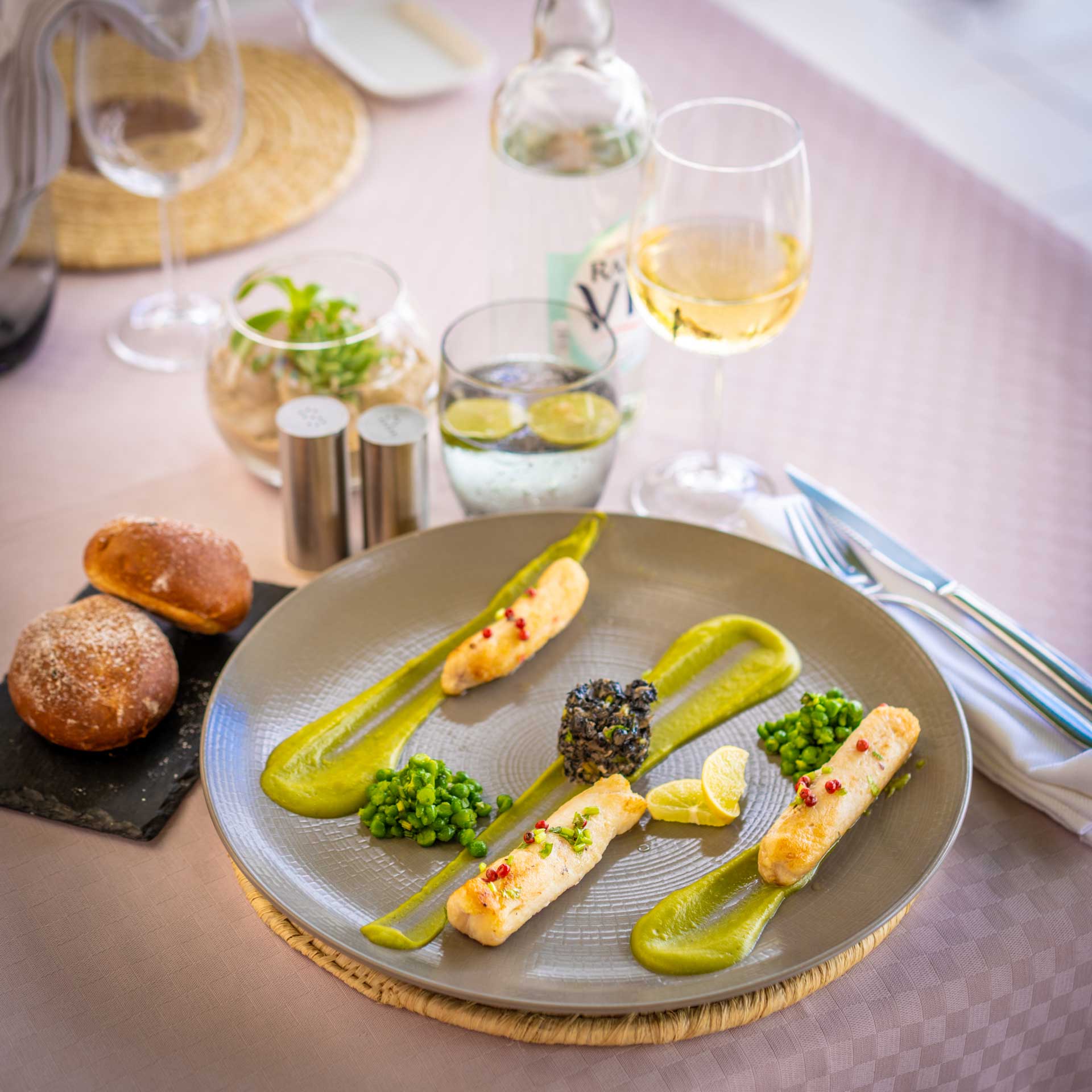 Plat d'un restaurant des hôtels Palissandre Madagascar