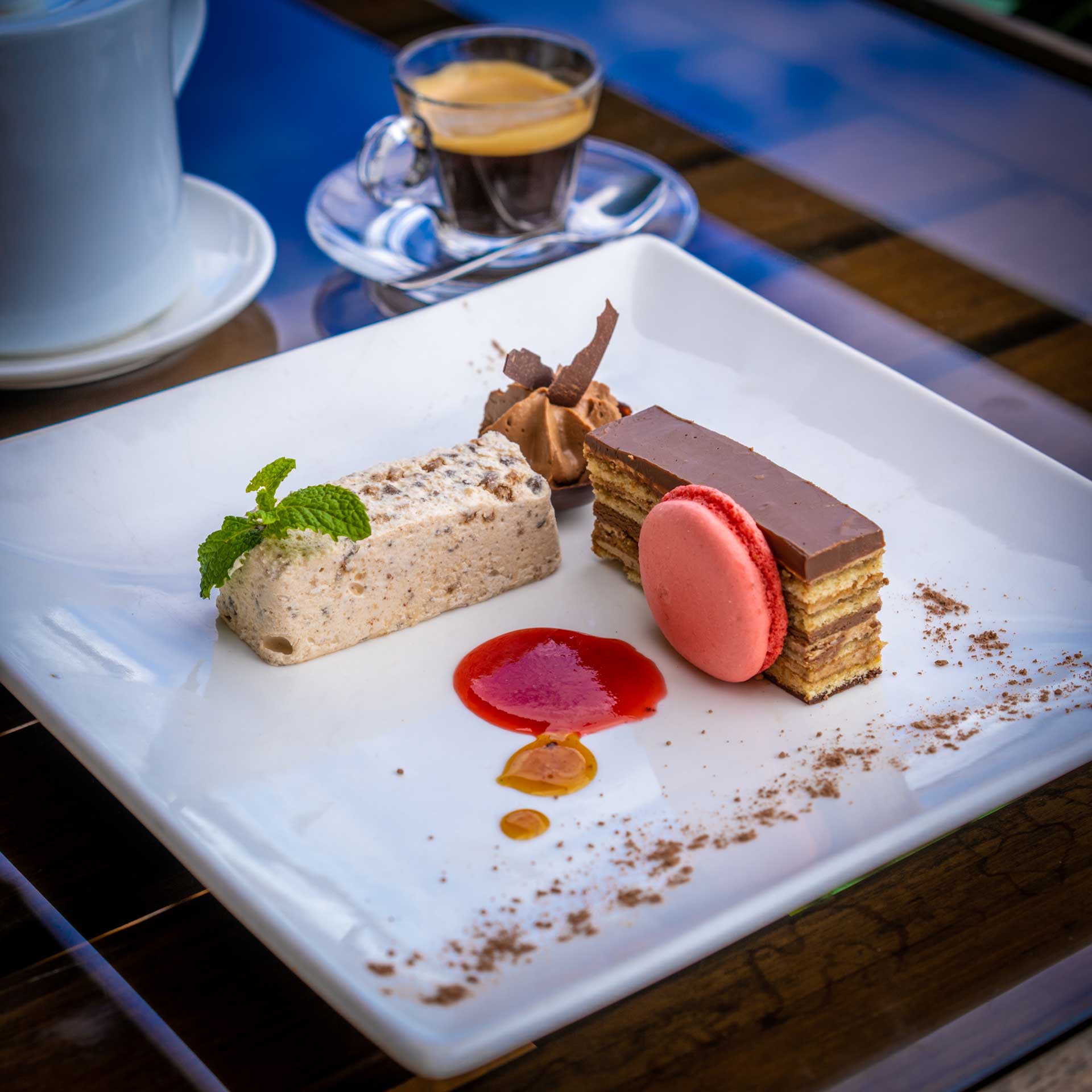 Plat d'un restaurant des hôtels Palissandre Madagascar