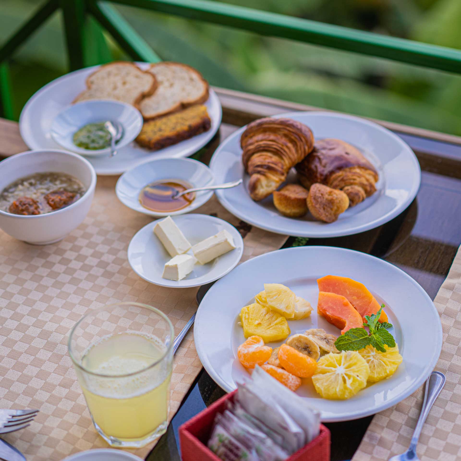 Plat d'un restaurant des hôtels Palissandre Madagascar