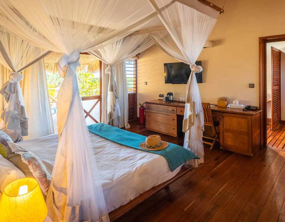 Suite de l'hôtel Palissandre Morondava, Madagascar