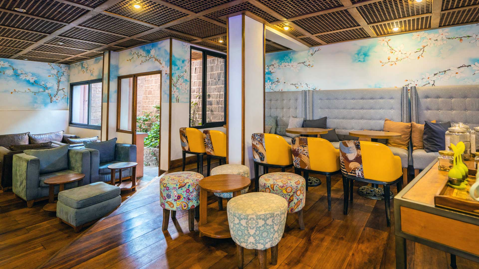 Bar de l'hôtel Palissandre Antananarivo, Madagascar