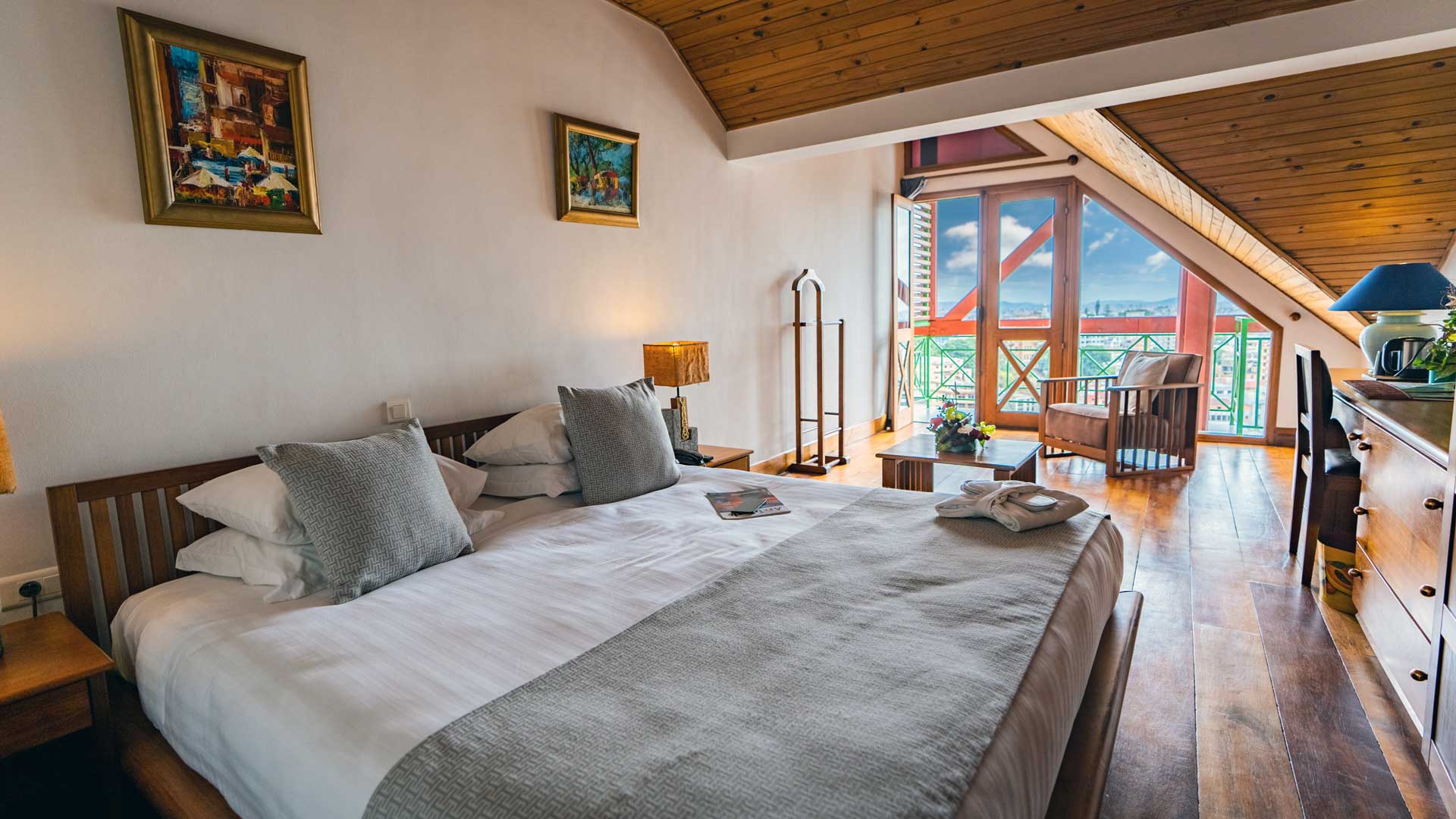 Chambre de l'hôtel Palissandre Antananarivo, Madagascar