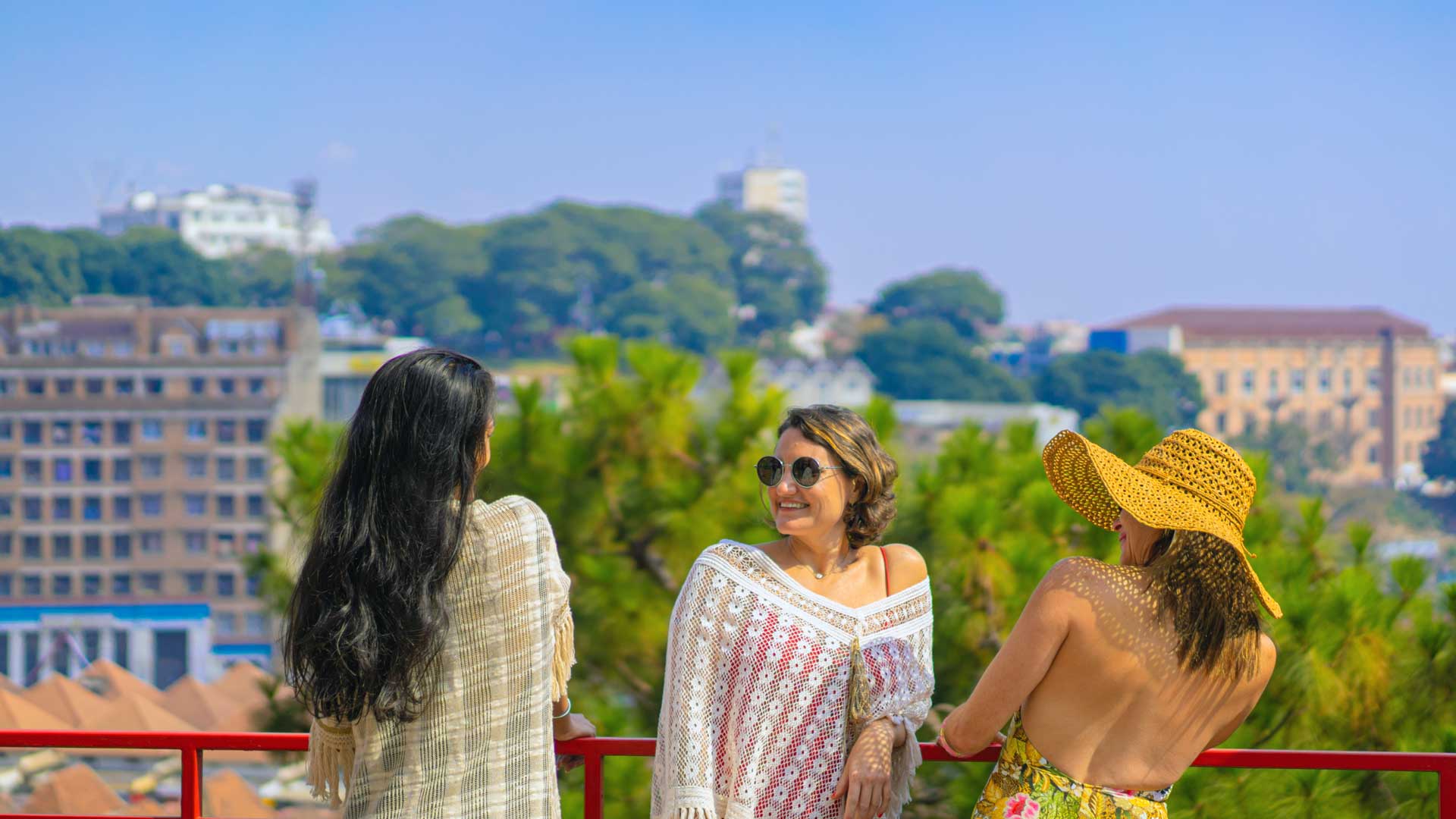 Vue de l'hôtel Palissandre Antananarivo, Madagascar